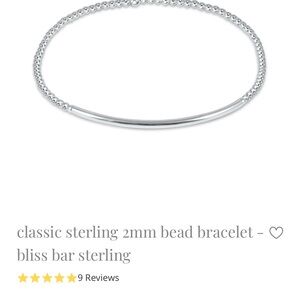 Enewton Bliss Sterling Silver Bead Bracelet *NWT/NEVER WORN*